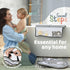 Small Steps Elbow Set Bath Kneeler and Rest Pad Ergonomic Baby Bath Kneeling Pad with Memory Foam and Non-Slip Design