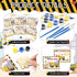 24 Pack Set 4-8 8-12(Construction Ctosree Wooden Crafts Kit for Kids DIY Painting Art Classroom Exchange Gifts School