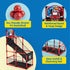 Set, 3 12 Set 4 JOYIN Red Arcade Basketball Game Indoor Basketball Hoop for Kids to Years Old, Easy Up Sports Toy