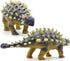Gemini & Genius Saichania Action Figure, Ankylosaurus Dinosaur World Dino Park Toys, Science Educational Realistic