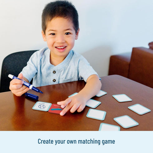 Wildkin Memory Matching Game Cards for Boys & Girls, 36 Pairs Memory Learning Cards for Toddlers and Preschool
