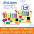 The Learning Journey Lift & Learn Puzzle Colors & Shapes – Award Winning Educational Toy for Children Ages 3 and Up