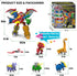6-in-1 6 6 7 8 9 Wenbeier Robot Dinosaur Toy Transforming Robot Toys Take Apart Toys Including Dinosaur Action Figures