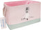LANGYASHAN Rectangular Canvas Storage Bin with Handles for Organizing Home Kitchen Toys Office Closet Shelf (Girl)