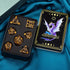 ARUOHHA DND Metal Dice Set, 7PCS Ancient Gold Polyhedral Dice with Gift Box for Dungeons and Dragons RPG