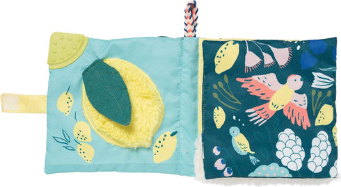 Songbird Soft Activity Pat Mat for Infants with Teether, Crinkle Paper & Baby-Safe Mirror