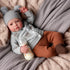 17-Inch 3 BABESIDE Lifelike Reborn Baby Dolls Boys - Real Baby Feeling Realistic-Newborn Baby Doll Cloth Body Real Life