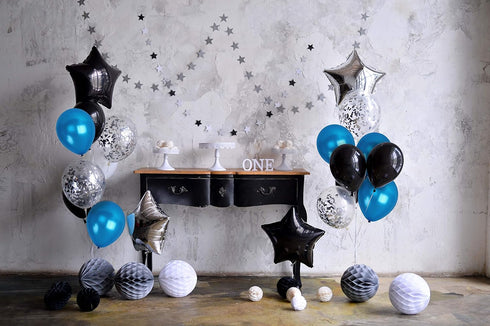 Treasures Gifted 100 Pack Metallic Royal Blue Balloons - 12 Inch Pearlized Dark Blue Latex Balloons