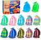 12 Packs 3D Printed Dragon Eggs with Articulated Dragon Inside, Fidget Toys