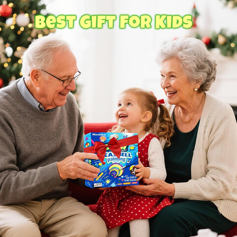 Nicmore 4-6 4-8 8-12 3 4 5 6 7 8 9 10 11 12 Kids Sea Shell Art & Crafts: Glow in The Darkness Painting Kits Crafts