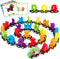 Vanmor 27 PCS Magnetic Wooden Alphabet Train Sets | ABC Letter Learning