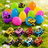 12Pcs nicknack Prefilled Easter Eggs with Alloy Monster Trucks for Kids Easter Eggs Filled with Pull Back Monster Cars