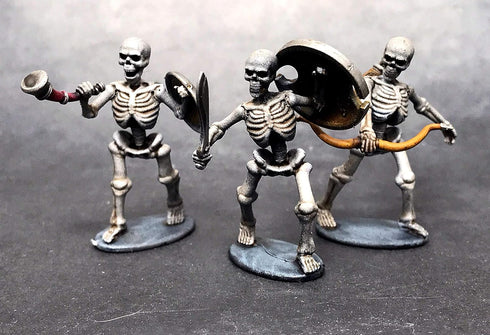 Classic Fantasy Skeleton Warriors Miniature Game Models for Collectors