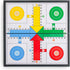 Set 9.75 Inches Ludo Magnetic Folding Travel Board Game