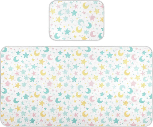 Yoogain Cooling Baby Washable Mattress 28" x 52" Breathable Crib Bumper Pads for