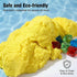 3+ Carolart Pirate Stretchy Cloud Sand,Blue & Green & Yellow Play Sand,Treasure Chest with Sensory