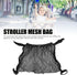 Stroller , Adjustable Stroller Storage Bag, Polyester Net Mesh Hanging Bag, Extra Large Storage Space, Caddy
