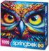 Springbok Look of The Wild 1000 Piece Jigsaw Puzzle for Adults - Vivid Fantasy Owl Face by Artist Michael Warn - Finished Size of 30" x 24"