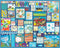 White Mountain 1000 Piece Jigsaw Puzzle Beach Life Collage Puzzles with Large