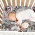 CaTaKu 28"x 52" Toddler Mattress Sheets - Horse Flower Fitted Sheets for Mini Crib, Girls
