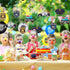 Sumind 32 Pieces Police Party Decorations Set - Police Academy Graduation Party Swirls with 20 Balloons, 2 Banners