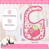 HooLing 24 Pack Soft Cotton Waterproof Bibs for Toddlers - Perfect for Feeding and Newborn Parties