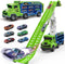 Toddler Car Truck Toys,Car Carrier Truck Toys for Kids Age 3-5 4-8,Foldable