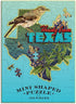 Galison Wendy Gold Texas Shaped Mini Puzzle, 100 Pieces, 8” x 9.75” – Die-Cut Jigsaw Puzzle Featuring Art by Bestselling Artist Wendy Gold – Makes a Great Gift Idea