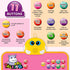 Interactive Alphabet Wall Chart, Talking ABC & 123s Music Poster, Educational Toddler Toy for Kids 1-3 - Pink