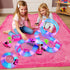 3 4 5 6 Kids,177 360Rotating 3-5 Tracks Car Toys for Year Old Girls PCS Track Flexible Car for Girls Toddler Flex Track