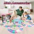 268 Set, 2 Set, 3-9 PCS Unicorn Race Tracks for Kids Toys, Glow in The Dark Magic Toy Unicorn Cars Track, Flexible DIY