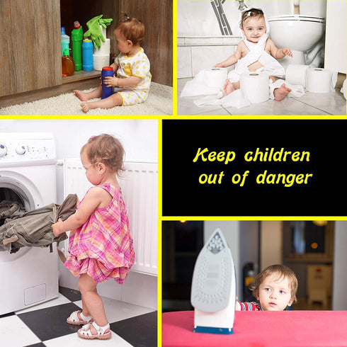 New & Improved Door Knob Baby Safety Cover - 5 Pack, Child Proof Door Handle Lock by Driddle