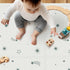 72x48 Baby Foam Play Mat, PIGLOG Baby Crawling Mat, Floor Mats for Kids for Baby with Interlocking Floor Tiles, Toddler
