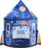 JOYIN Rocket Ship Play Tent for Kids Glow-in-the-Dark Space Tent with Starry,