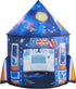 JOYIN Rocket Ship Play Tent for Kids Glow-in-the-Dark Space Tent with Starry,