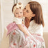 30 40 Inch Floral Baby Blankets for Girls - Super Soft Nursery Minky Blanket, Newborn Baby Blanket with Double Layer