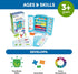 Learning Resources Mini Fridge Sorting Snacks, 51 Pieces, Educational Toddler Toys, Snack Toys, Kids Kitchen Accessories