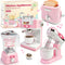 Play Kitchen Accessories,Toy Kitchen Appliances with Blender,Coffee Maker,Mixer,Toaster,Kids Kitchen Playset with Sound