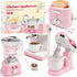 Play Kitchen Accessories,Toy Kitchen Appliances with Blender,Coffee Maker,Mixer,Toaster,Kids Kitchen Playset with Sound
