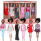Liberty Imports 6 Set of African American Black Toy Dolls - 11.5"