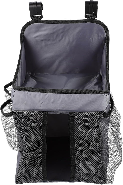 LIOOBO Nursery Hanging Diaper Organizer Bag for Crib Diaper Holder with Foldable Storage