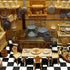 NUOBESTY 18Pcs Dollhouse Floor Sheet, Mini Floorboard Wood Dollhouse Flooring Decoration Accessories