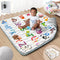 Baby Play Mat, 43x43 Mat with Super Soft Touch, Activity Mat with