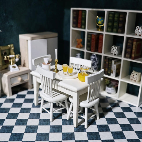 1/12 16 Miniature Furniture Storage Rack Dollhouse Furniture Grid Shelf Bookshelf Display Shelf Wall Rack Stand Mini