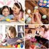 Augshy 14 PCS Plastic Egg Shakers, Colorful Percussion Musical Egg Maracas for Kids Toys