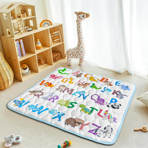43x43 Baby Play Mat, Mat with Super Soft Touch, Activity Mat with Upgraded Anti-Slip Bottom, Machine Washable Crawling