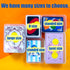 8 (8 JINUPHION Pcs Playing Card Case, Small Clear Box, Plastic Deck Box, Card Deck Holder, Game Card Storage Organizer