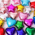 KALOR 18 Inch Red Star Mylar Balloons, 10 Pcs Star Shape Foil Balloons for Wedding, Baby Shower, Birthday Party
