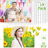 10 Sets Blank Sublimation Puzzle Jigsaw for Kids - DIY Custom Heat Press Thermal Transfer Puzzle (A5-63 Rectangle)