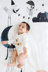 100% (52 28 inches) Rookie Humans Cotton Sateen Fitted Crib Sheet: The Moons Birthday. Modern Nursery, Use as a Photo